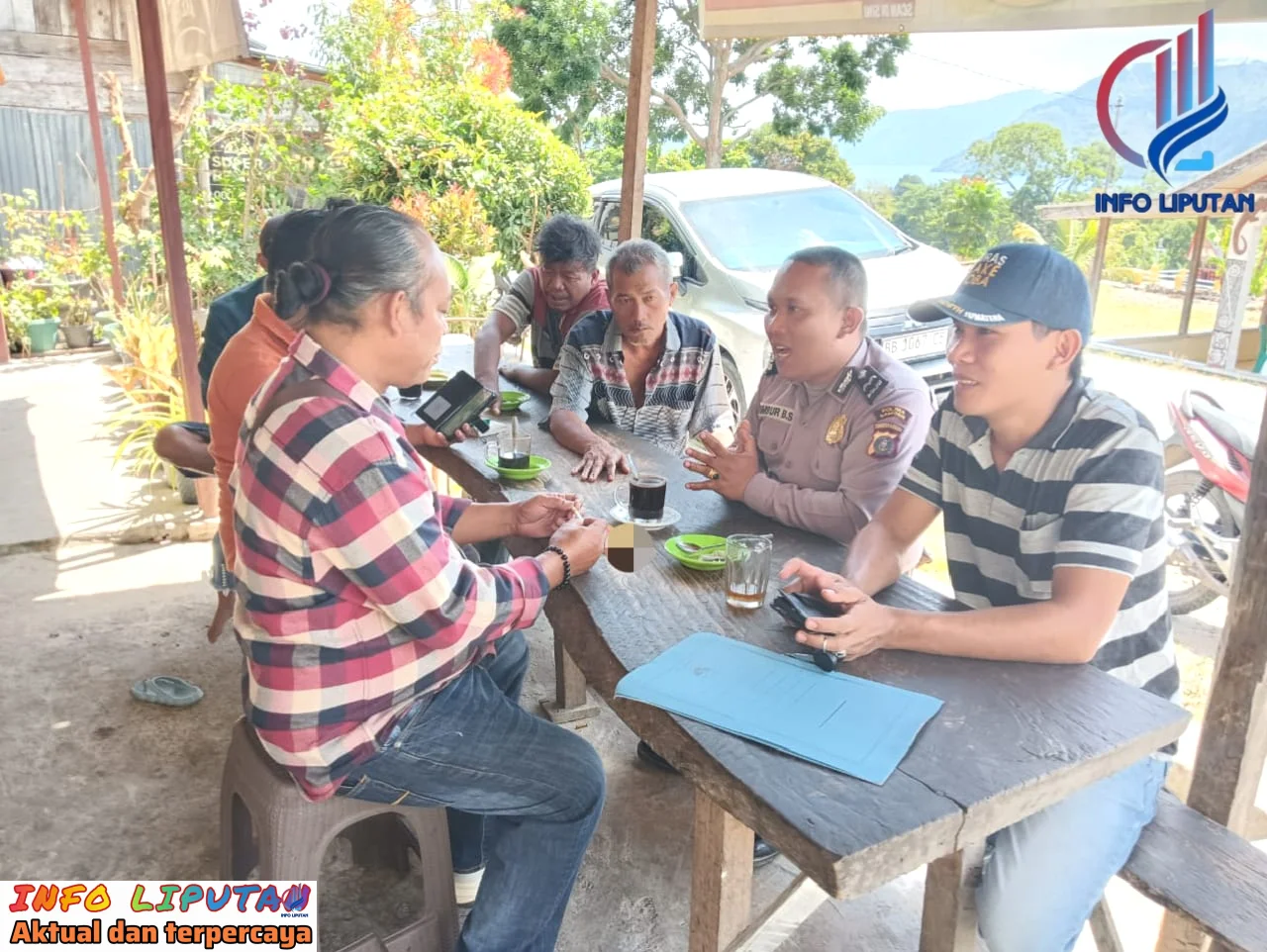 8 Desa Lokasi Cooling System Bhabinkamtibmas Polres Samosir di Masa Tahapan Pemilukada 2024