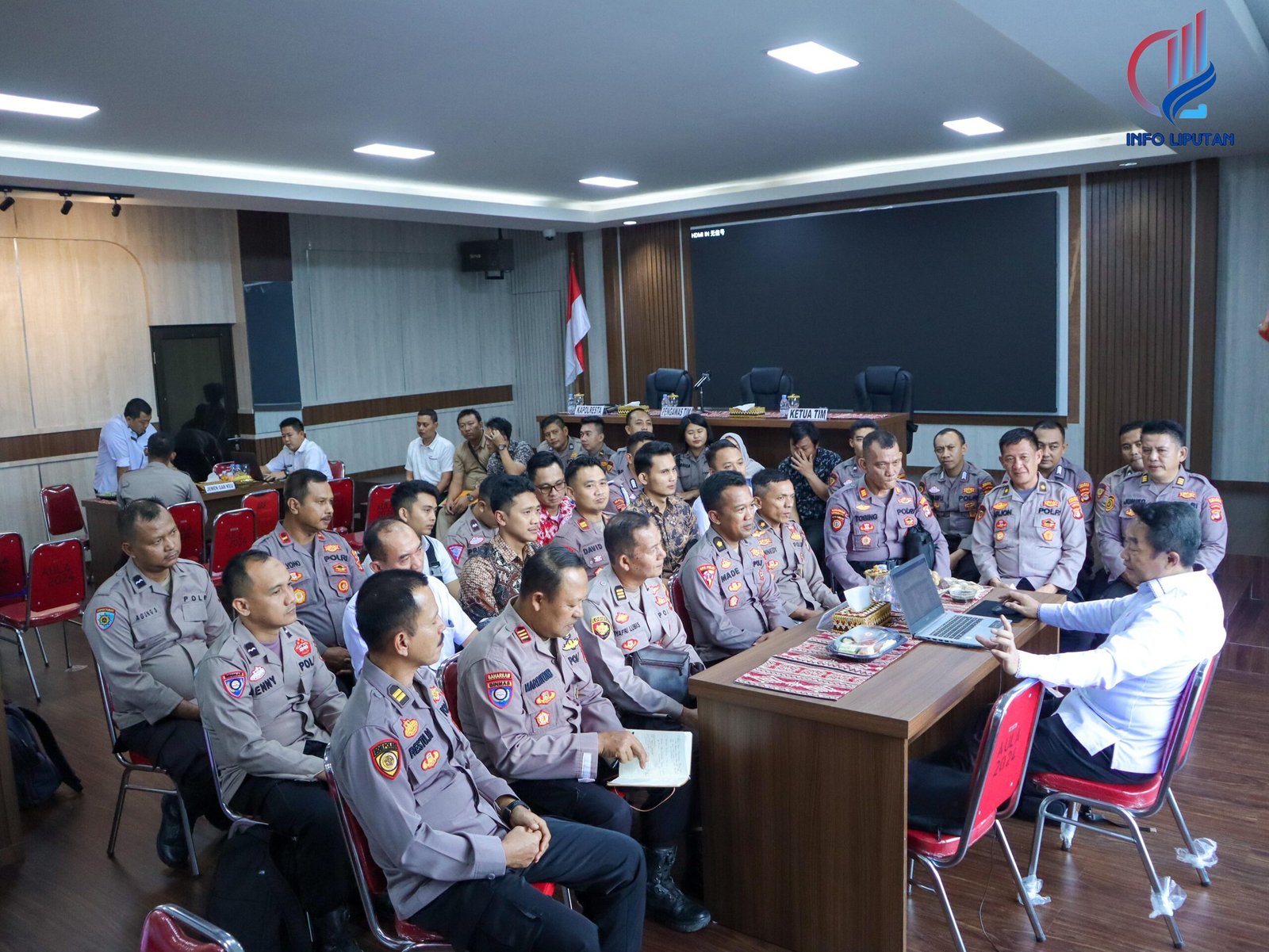 Itwasum Polri Mengaudit Kinerja Polres Pringsewu