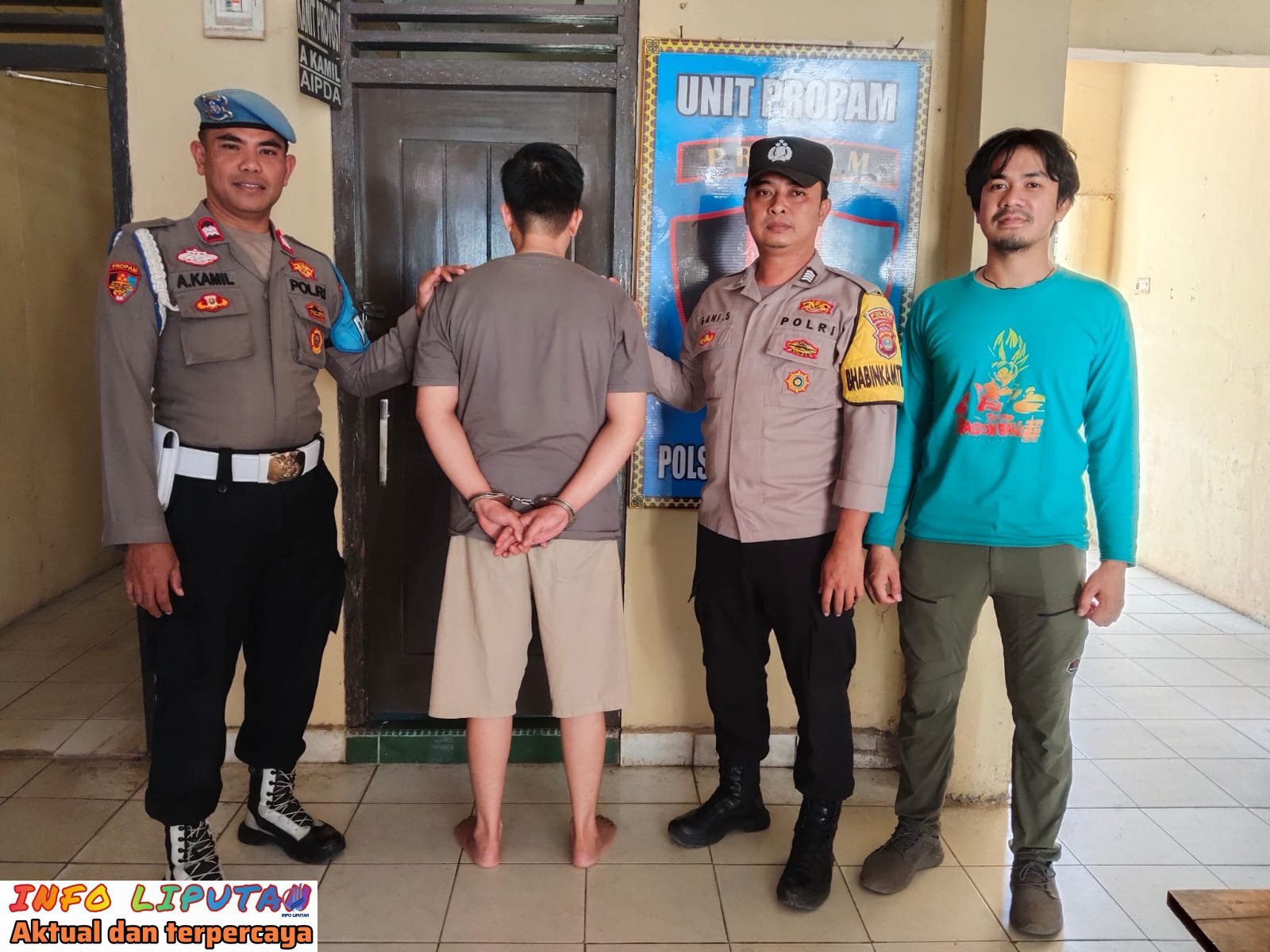 Polsek Gadingrejo Tangkap Pria Yang Gelapkan Uang Perusahaan Untuk Bayar Hutang