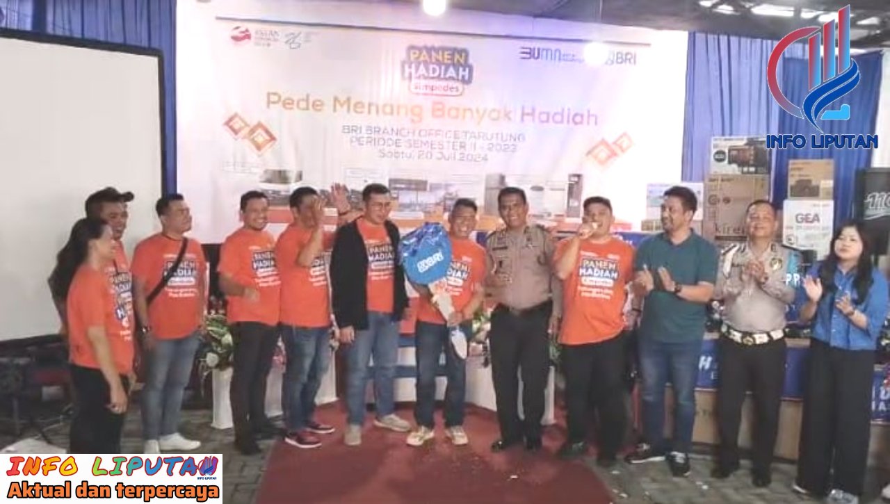 BRI BO Tarutung Gelar Undian Simpedes Semester II Tahun 2023, Nasabah Unit Lintong Nihuta Bawa Pulang Mobil