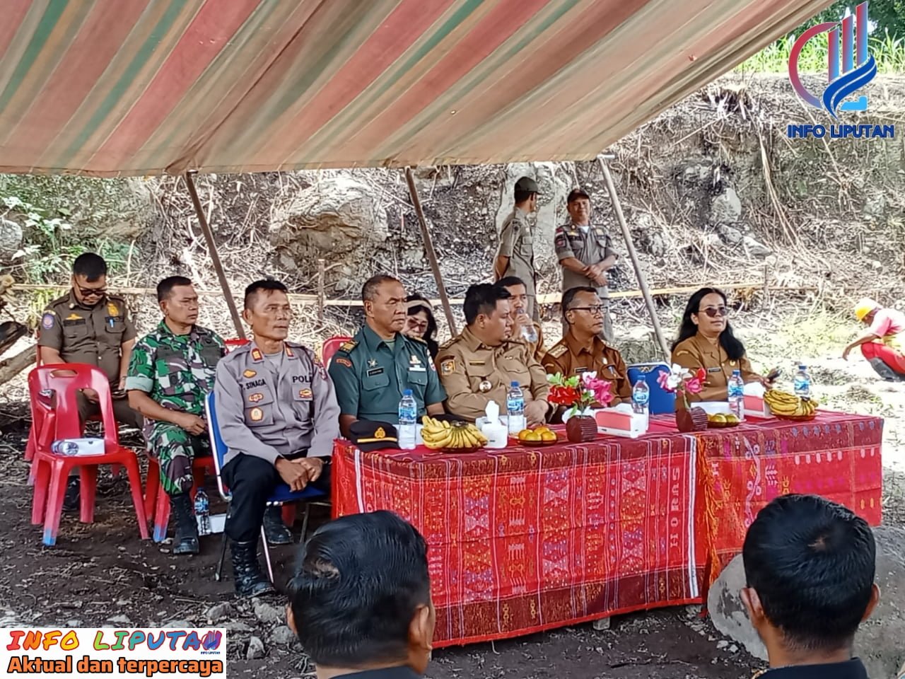 Dukungan Polsek Palipi Dalam Pembangunan Pantai Pallombuan