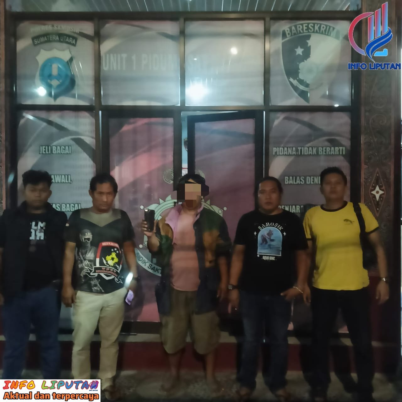 Polres Samosir Amankan Pelaku Pencurian Handphone di Warung Makan