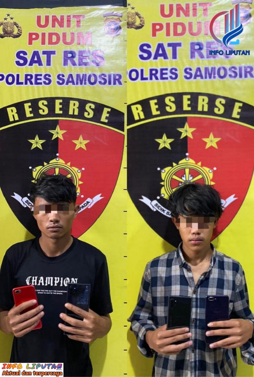 Mantan Kurir Barang, di Amankan Tim Opsnal Sat Reskrim Polres Samosir Setelah Ketahuan Menyimpan Barang Curian