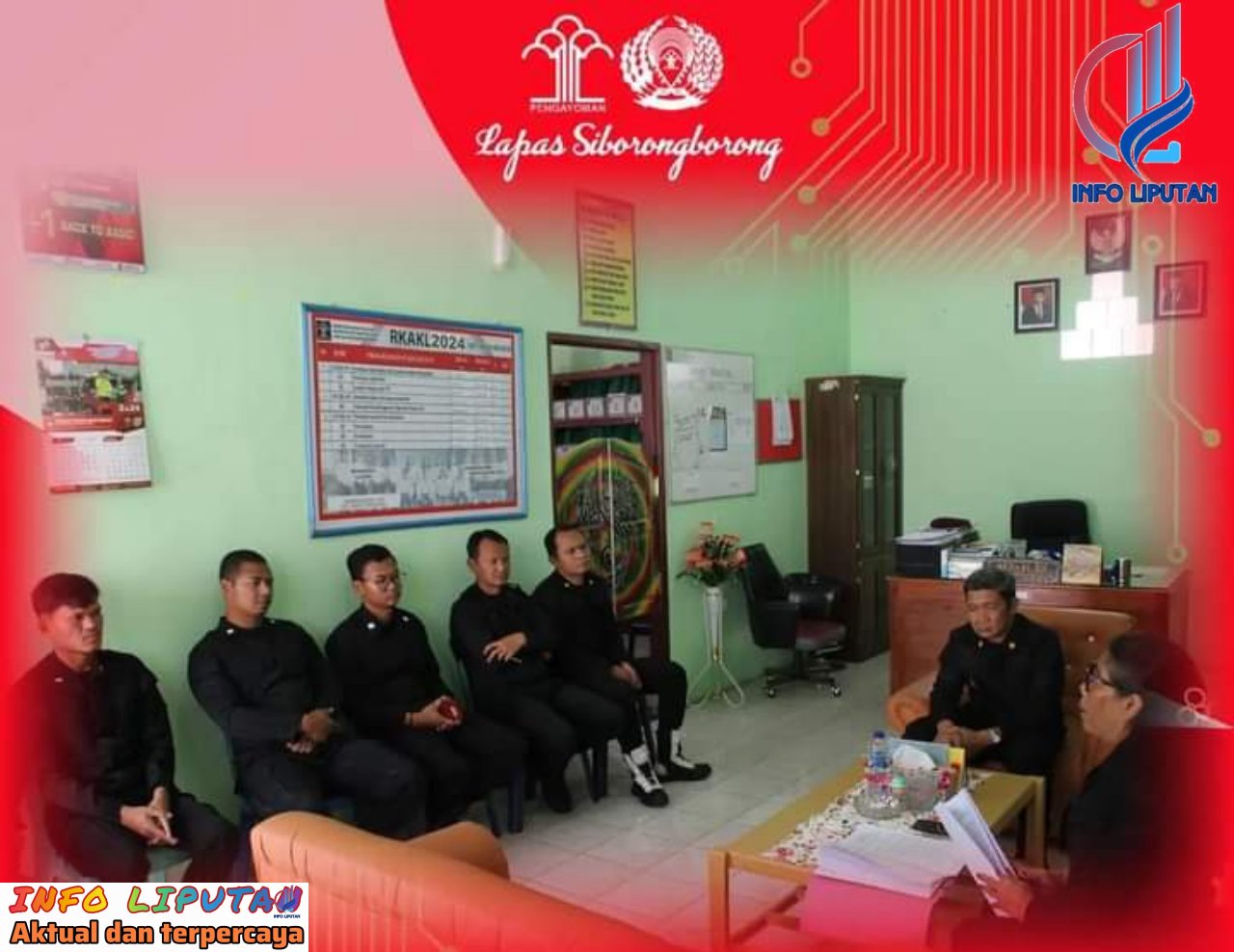 Optimalkan Pemenuhan Hak Integrasi WBP,Lapas Siborongborong Bagikan SK Petugas Asesor dan PPK