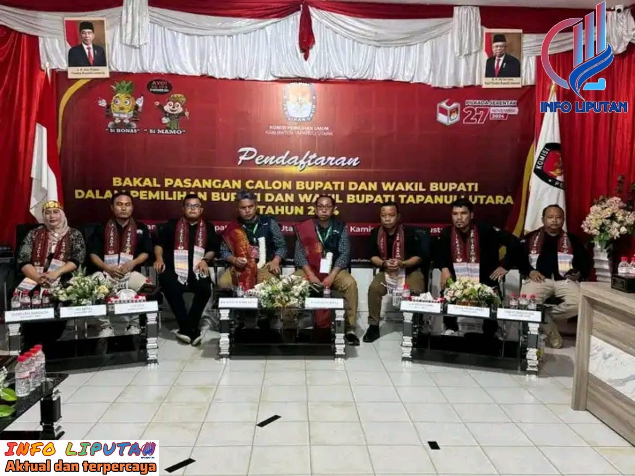 Pasangan Cabup-Cawabup JTP-DEN’S Mendaftar Ke KPUD Taput, Ribuan Masyarakat Dari Berbagai Penjuru Optimis Untuk Mendampingi