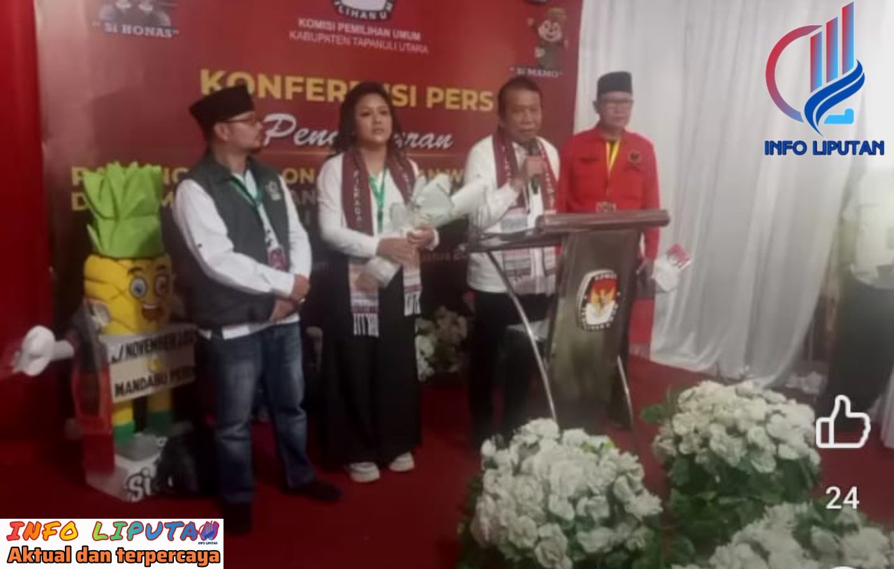 Hari Terakhir Paslon Satika-Sarlandy Mendaftar Ke KPU Taput