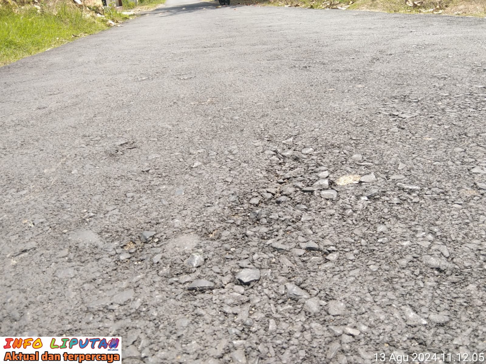 Diduga Baru Seumur Tauge Akses Jalan Menuju SMA N 1 Pagelaran Sudah Mulai Rusak Dan Mengelupas