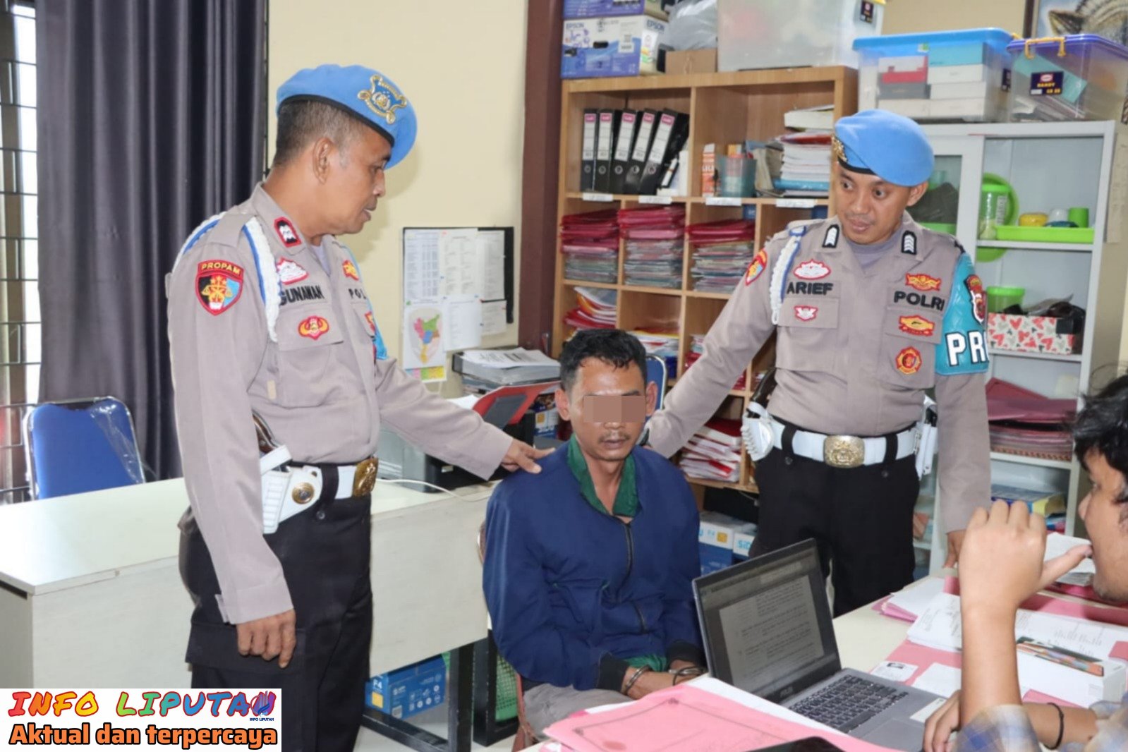 Pelaku Curanmor di Pringsewu Ditangkap di Tangerang.