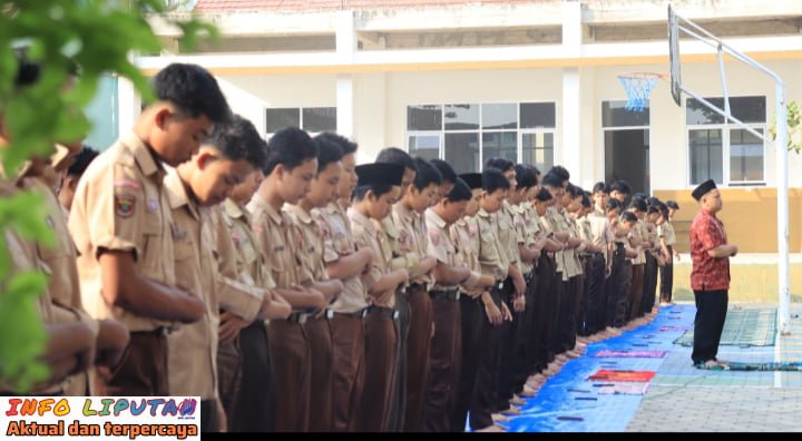SMKN 1 Talang padang Gelar Solat Dhuha Dan Program Lampung Mengaji Rutin Setiap Jum’at