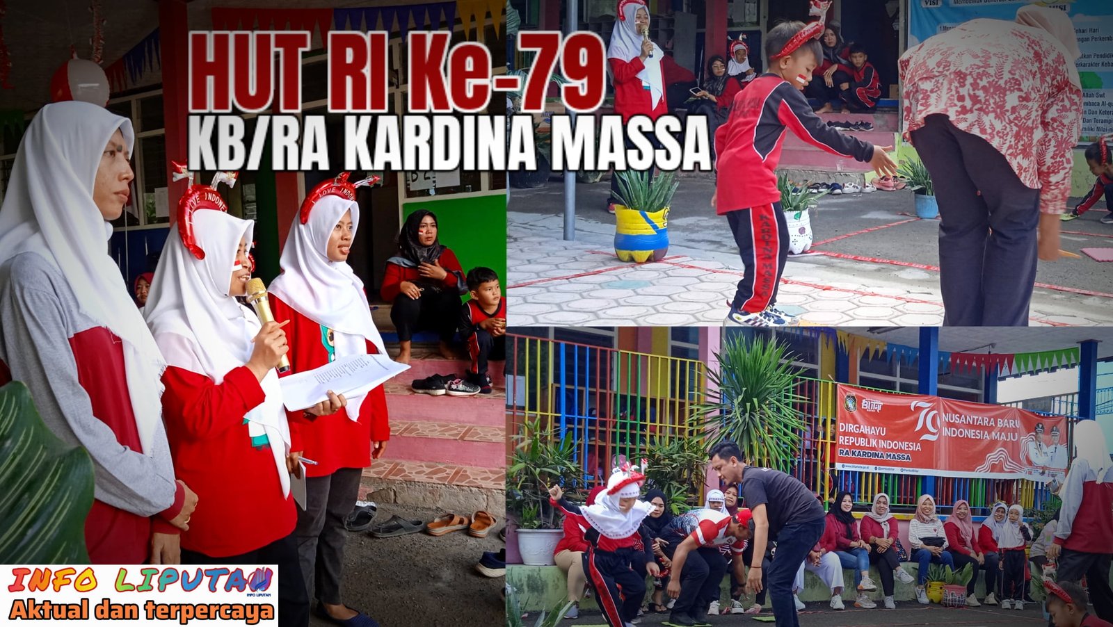 Meriahkan HUT RI Ke-79,KB/RA Kardina Massa Gelar Berbagai Lomba