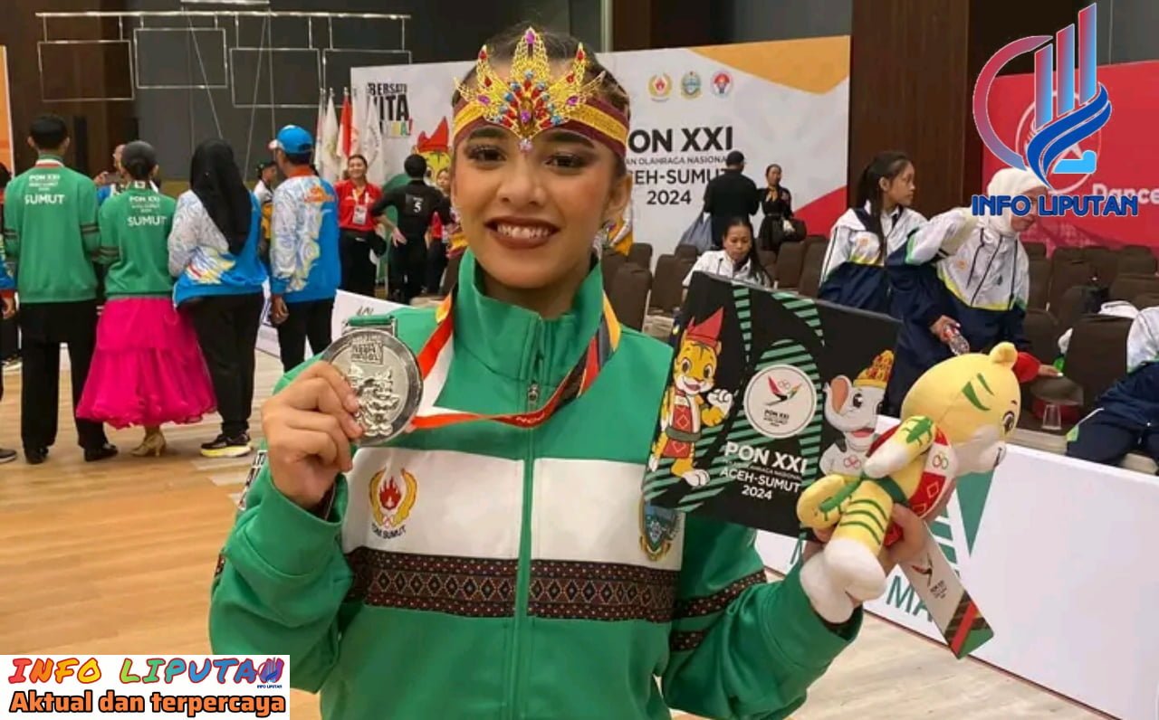 Tiara Ayu Lestari Pasaribu Atlet “Sport Dance” Humbahas Raih Medali Perak di PON XXI