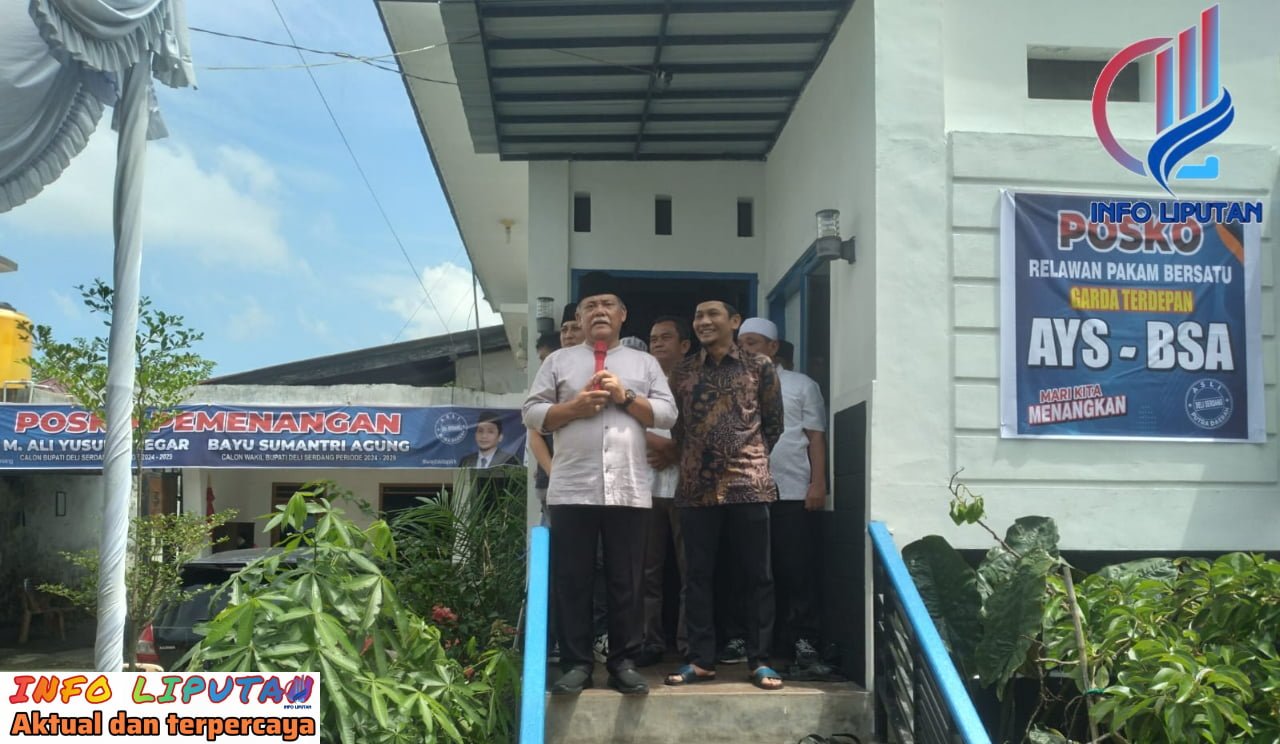 AYS dan BSA Resmikan Rumah Kemenangan Posko Pakam Bersatu