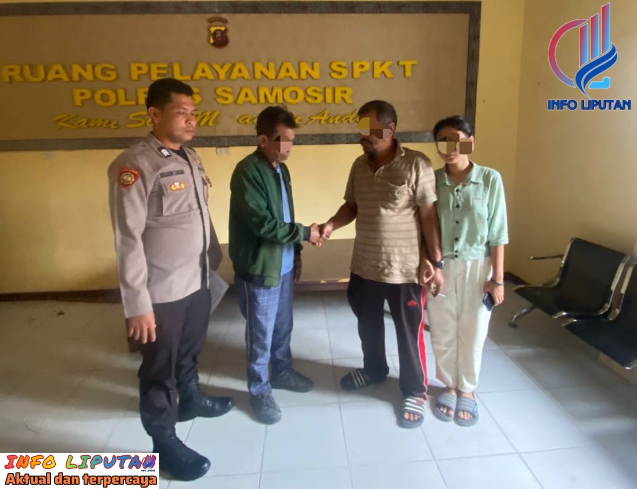 SPKT Polres Samosir Mediasi Kasus Dugaan Pelecehan Verbal di Angkutan Umum