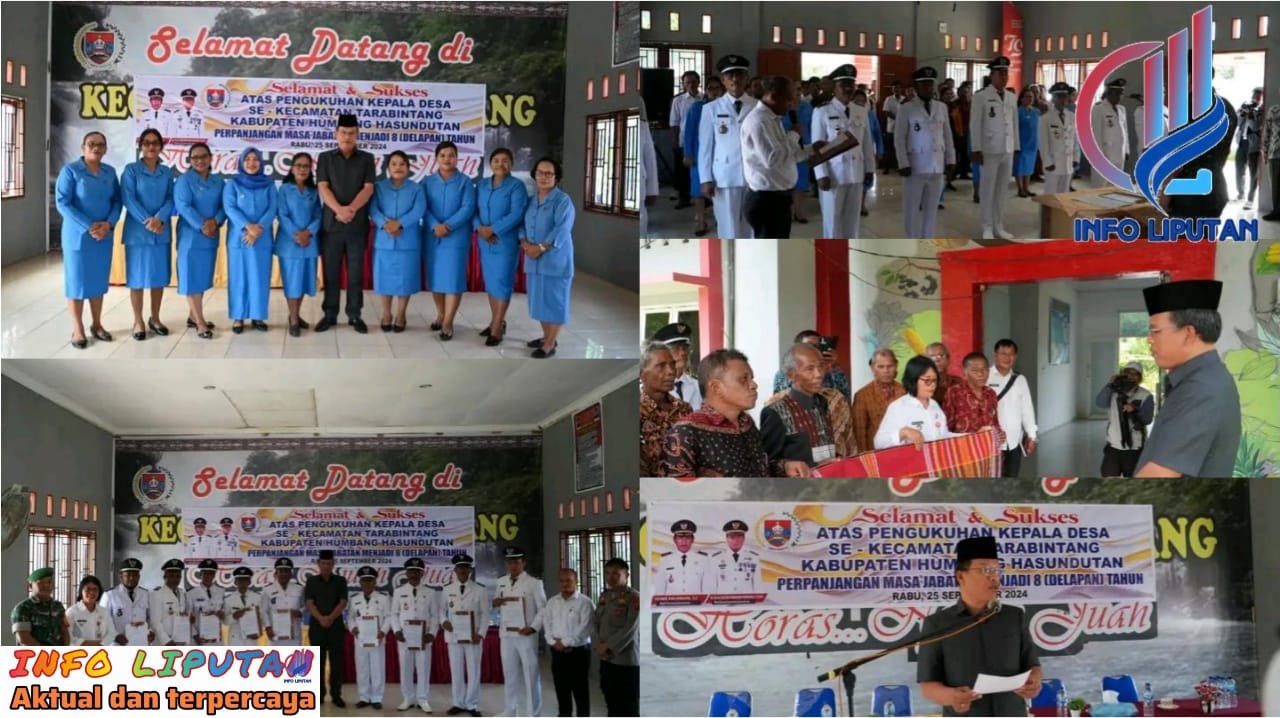Bupati Kukuhkan Perpanjangan Masa Jabatan 9 Kepala Desa se- Kecamatan Tarabintang