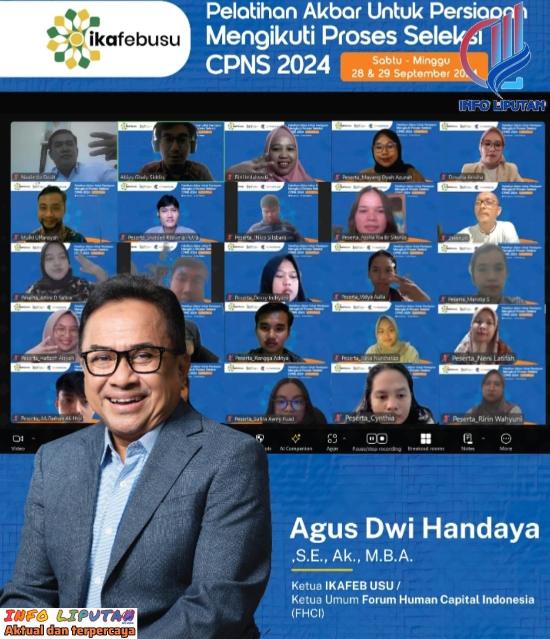 Ikatan Fakultas Ekonomi dan Bisnis Universitas Sumatera Utara, Konsisten Membantu Alumni Meraih Cita-cita Menjadi CPNS (ASN)