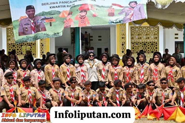 Ketua Kwarcab Kabupaten Pesawaran Dorong Anggota Pramuka Beradaptasi di Era Digital pada HUT Pramuka ke 63