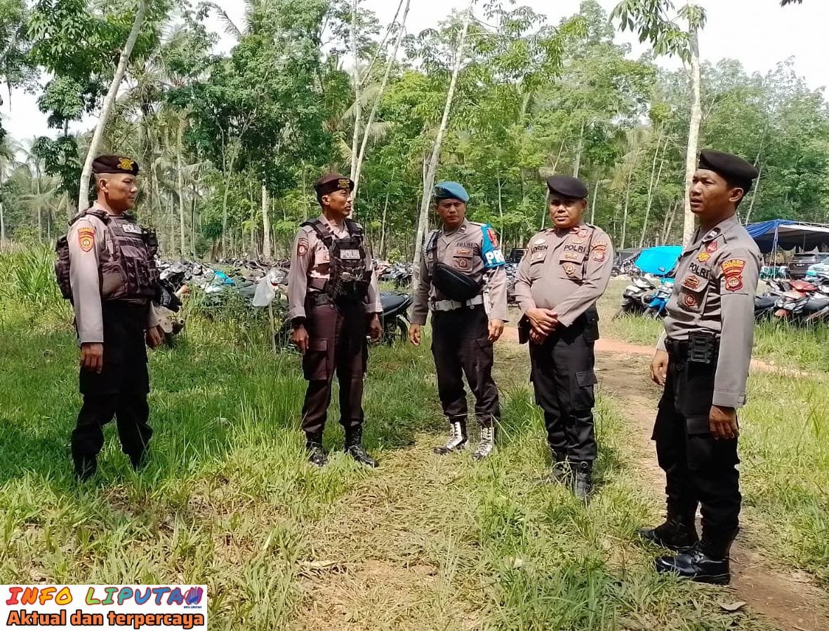 OMP Krakatau 2024, Polres Lampung Tengah Amankan Kegiatan Kampanye Paslon Bupati-Wakil Bupati Nomor Urut 1 (satu)