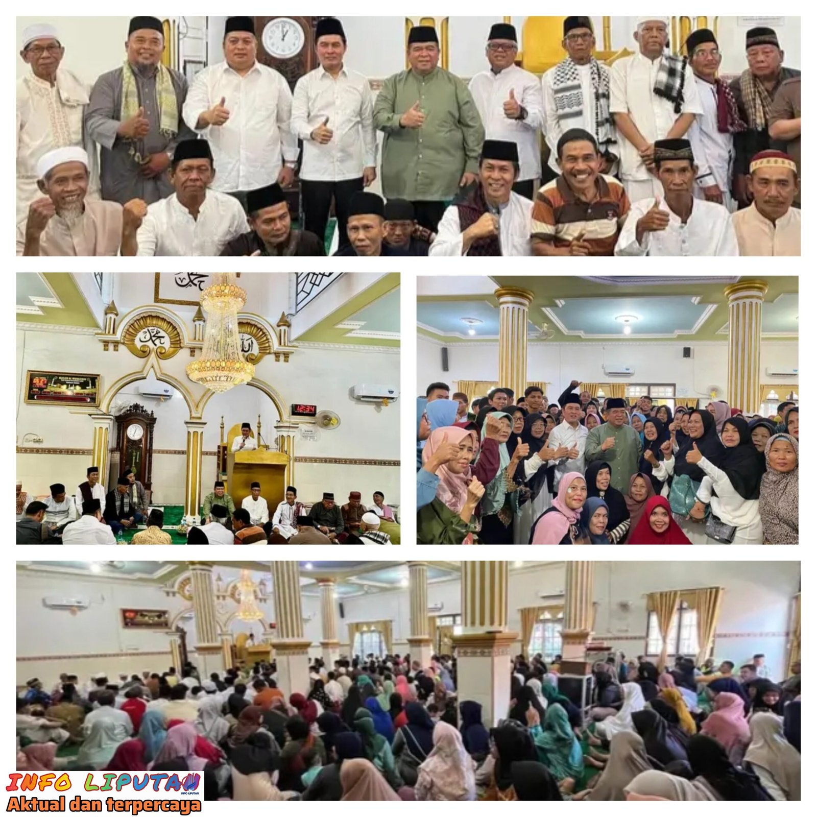 Safari Jum’at, Cabup Lahat YM-BM Sambangi Masjid Al-Muhajirin Suka Ratu