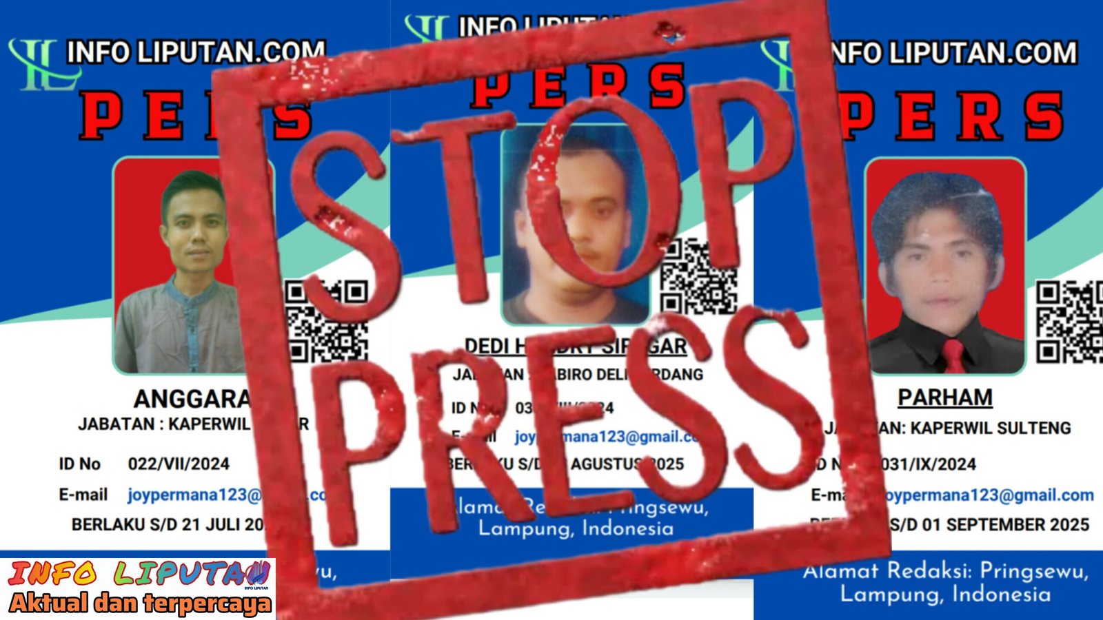 STOP PRESS Wartawan Info Liputan