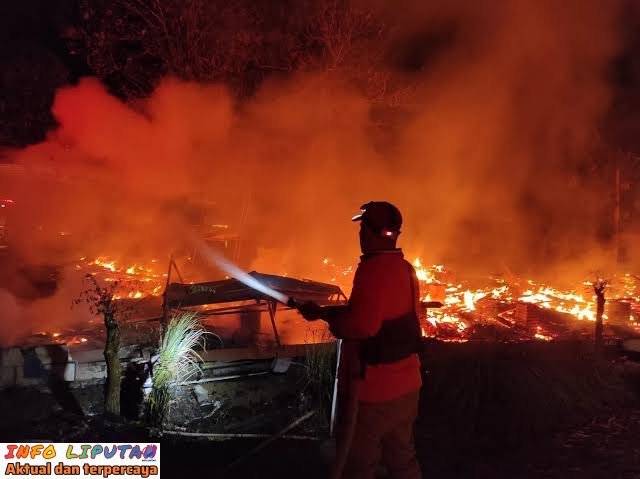 Gudang Ayam Di Blitar Membara Setelah Dilalap Si Jago Merah