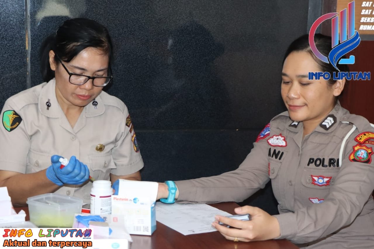 Polres Taput Gelar Donor Darah Dalam Rangka Hari Jadi Humas Polri ke 73