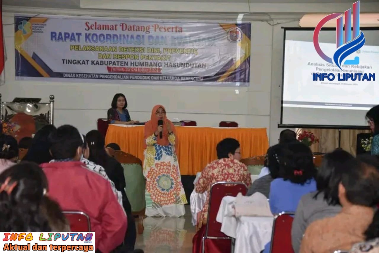 Dinas Kesehatan P2KB Rakor dan Evaluasi Pelaksanaan Deteksi Dini, Preventif, dan Respon Penyakit di Humbahas