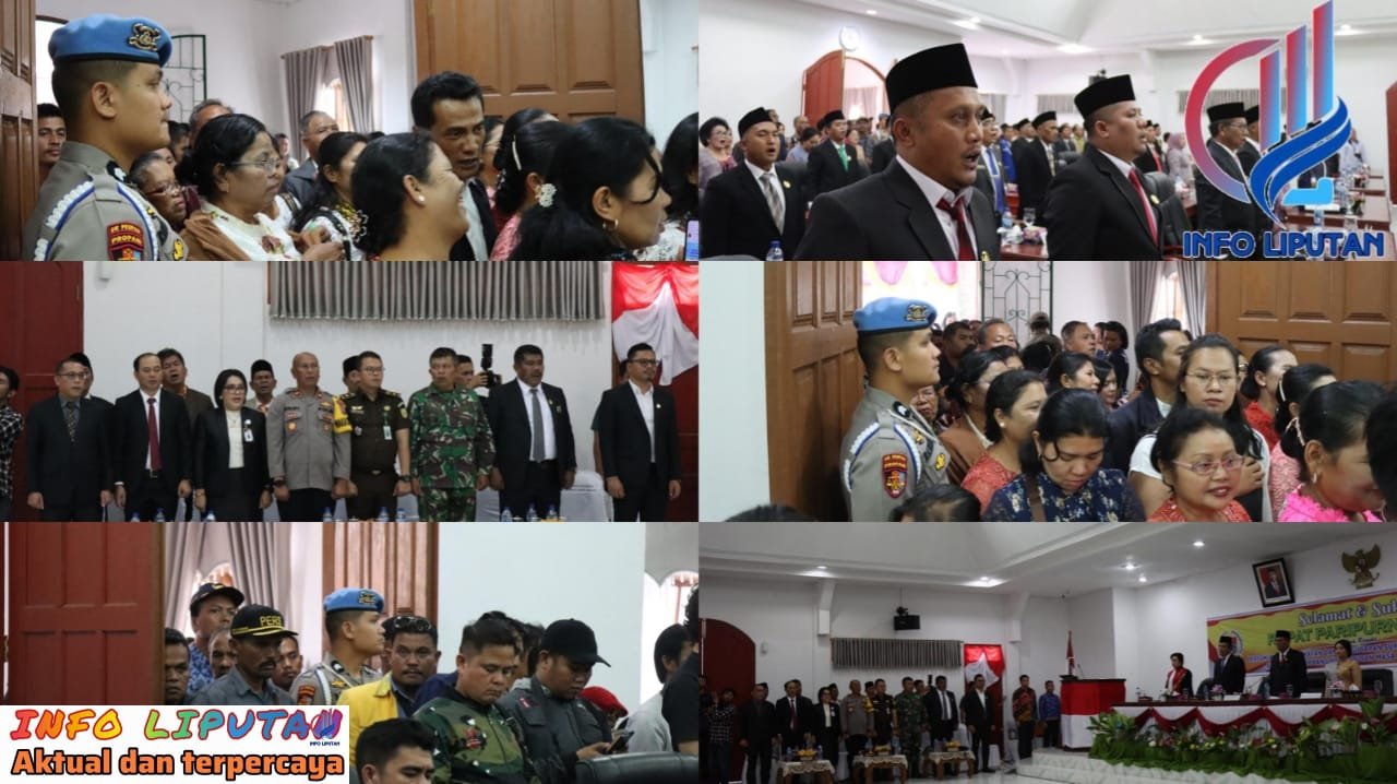 Polres Humbahas Laksanakan Pengamanan Pelantikan Anggota DPRD Kabupaten Humbang Hasundutan