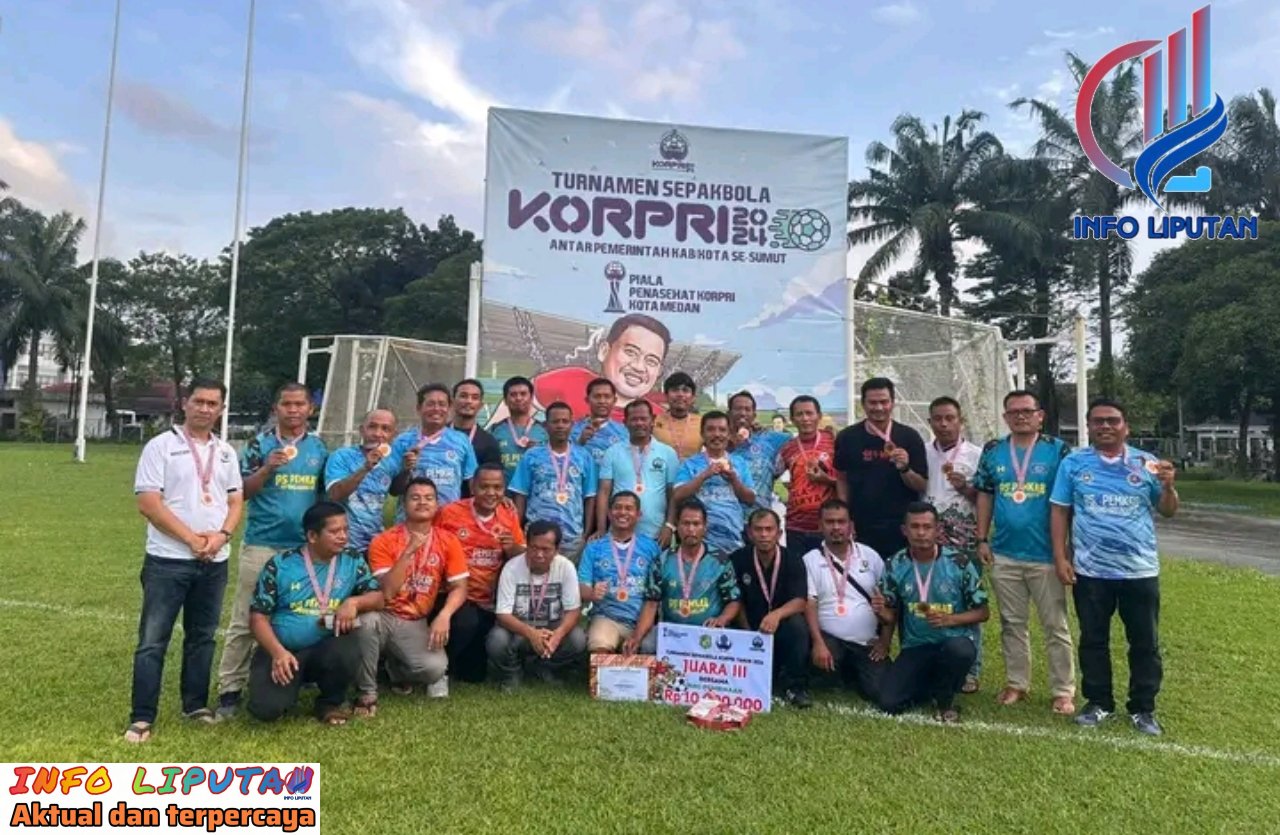 Humbang Hasundutan Juara III Turnamen Sepakbola Antar Pemda Kabupaten/Kota Se-Sumut Medan