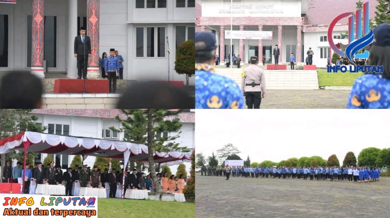 Bupati Humbahas Pimpin Upacara Peringatan Hari Kesaktian Pancasila Tahun 2024