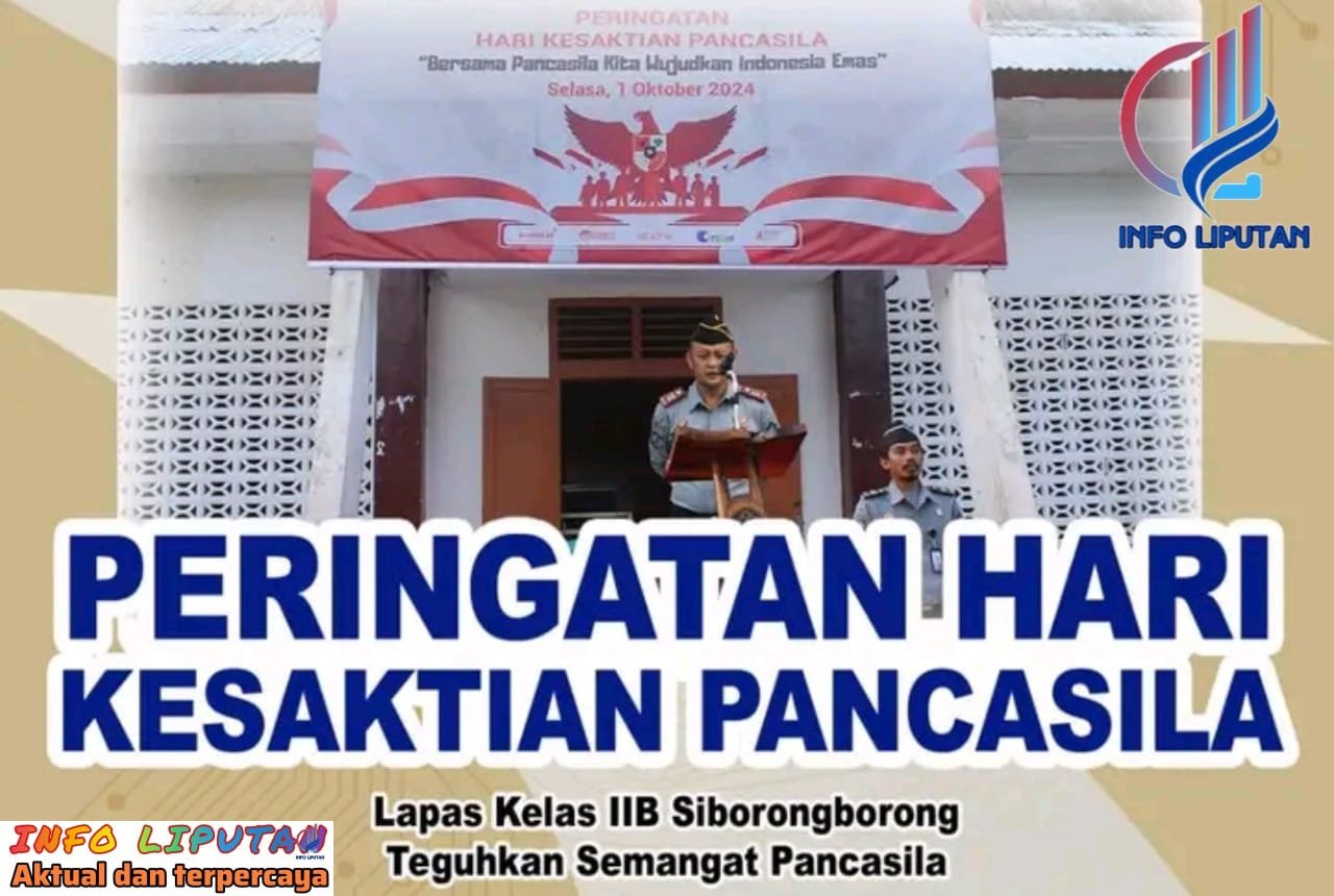 Peringatan Hari Kesaktian Pancasila, Lapas Kelas IIB Siborongborong Teguhkan Semangat Pancasila