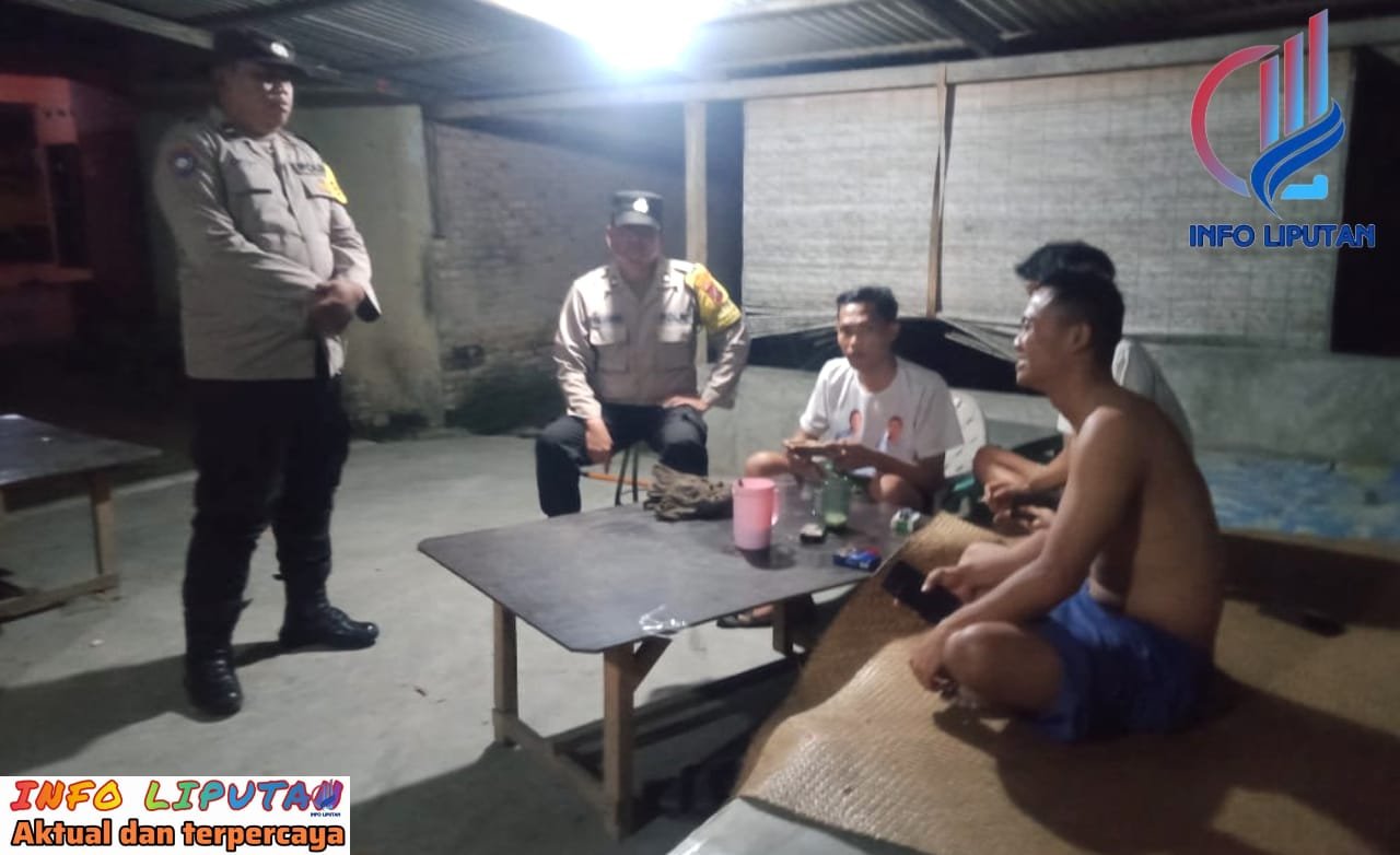 Jajaran Polresta Deli Serdang Cek Keaktifan Pos Ronda Malam