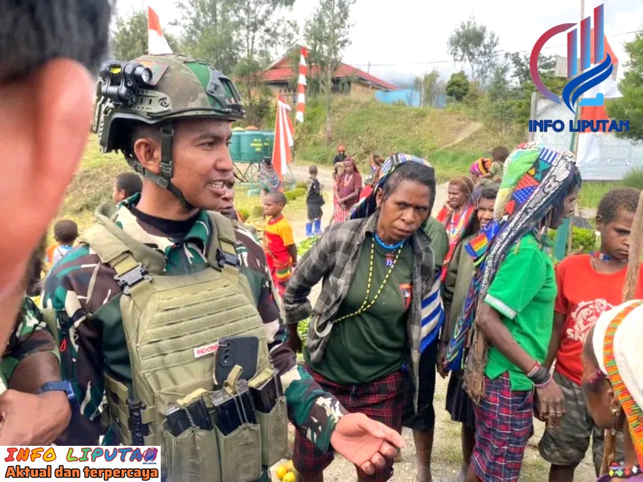Satgas Yonif 509 Kostrad Laksanakan “Rosita” di TK Mamba, Persiapkan Kegiatan Bakar Batu Bersama Masyarakat Papua