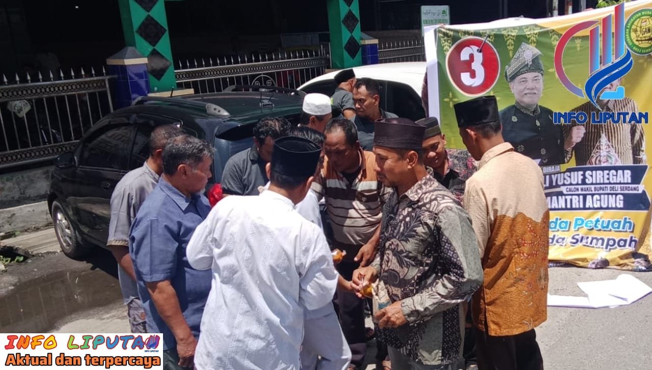 PC GAMI Kecamatan Lubuk Pakam Gelar Jum’at Berkah dan Memberi Dukungan Untuk Pasangan AYS-BSA