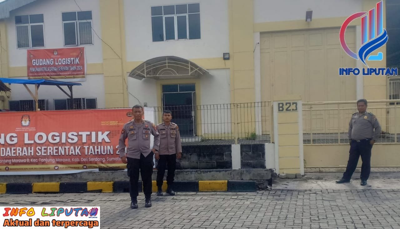 Polresta Deli Serdang Tingkatkan Pengamanan Gudang Logistik Pilkada 2024