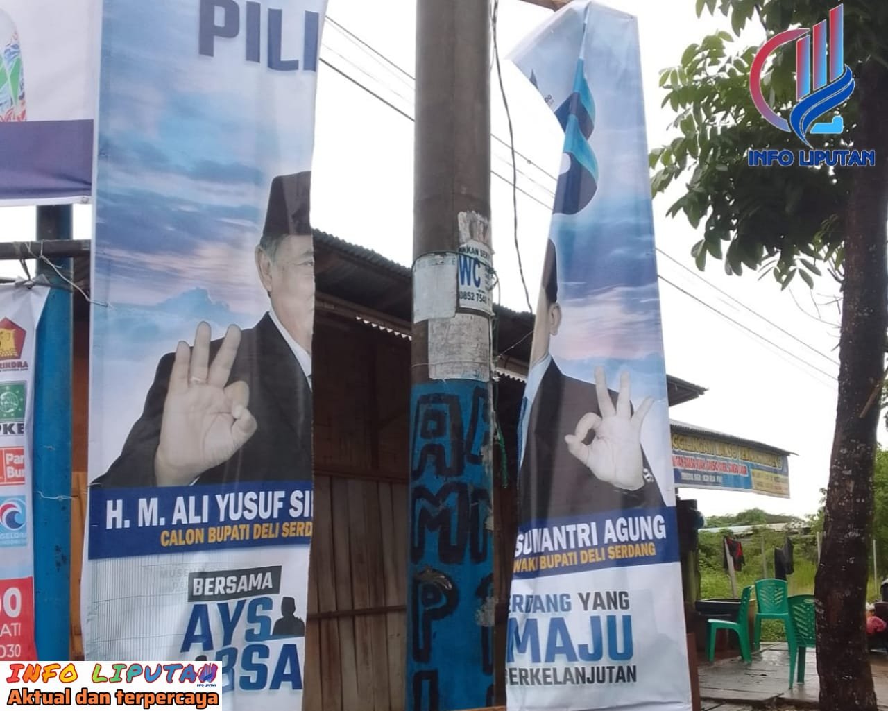 Main Kotor Mulai Dipertontonkan, Baliho AYS-BSA Diduga Dirusak Lawan Politik
