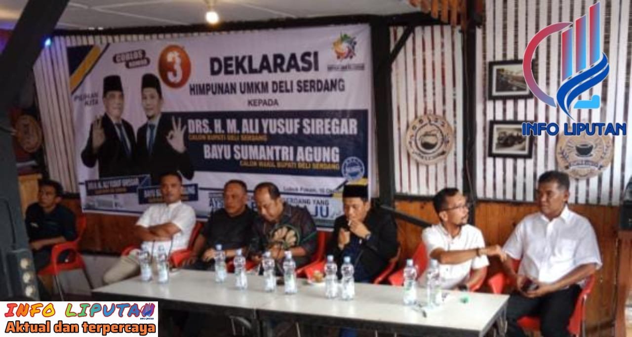 Pilkada Deli Serdang, Himpunan UMKM Deli Serdang Deklarasi Dukung Yusuf – Bayu 