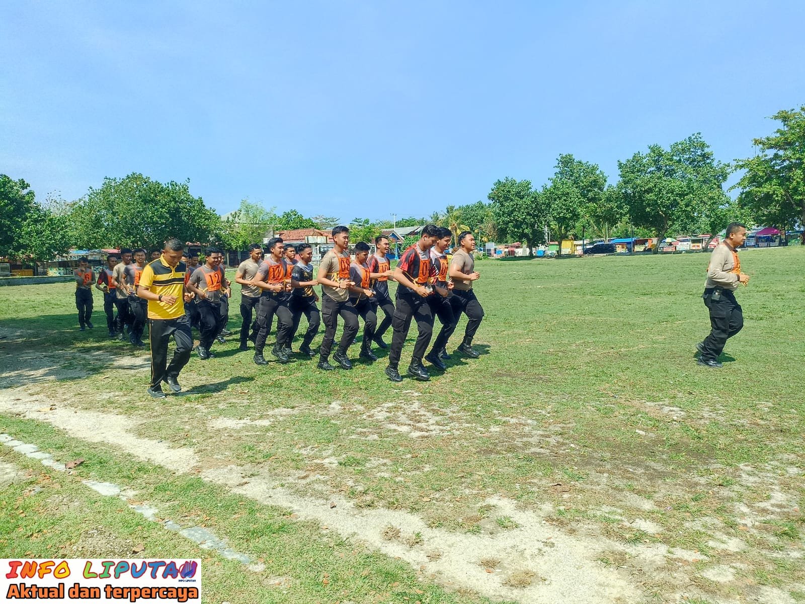 Polres Pesisir Barat Gelar Tes Jasmani Berkala dan Beladiri Polri Semester 2 TA 2024