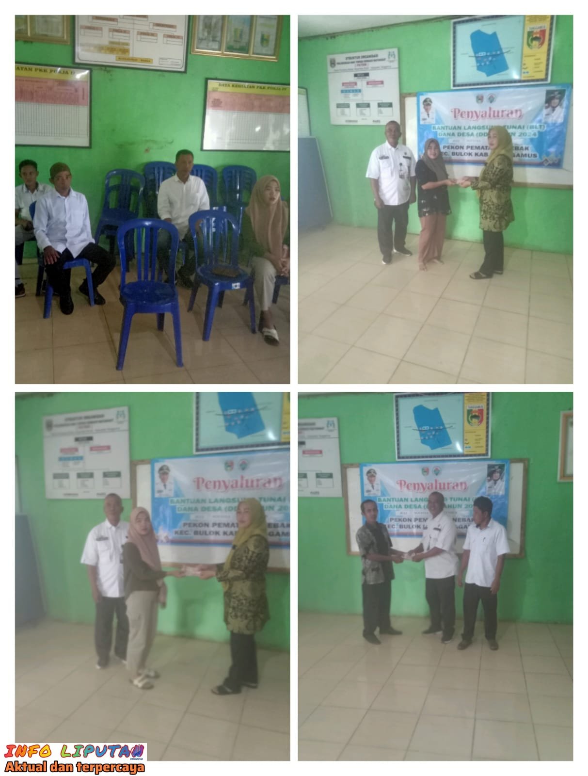Pekon Pematang Nebak Kecamatan Bulok Salurkan BLT DD Tahap Ke 3 Kepada 10 KPM