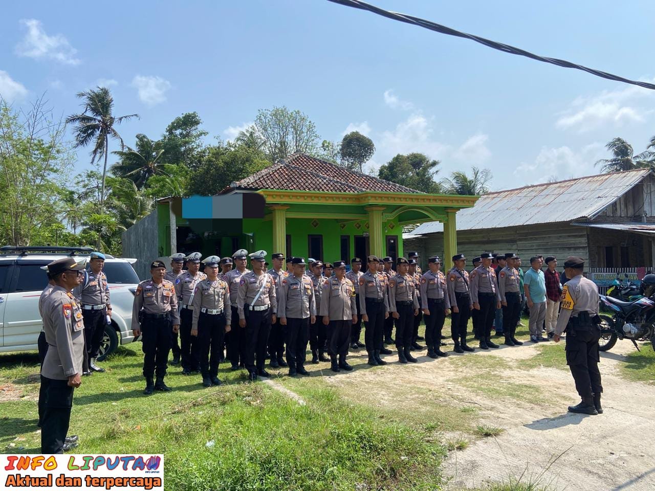 Pastikan berjalan aman Kampanye Tatap Muka Terbatas, Polres Pesisir Barat lakukan pengamanan