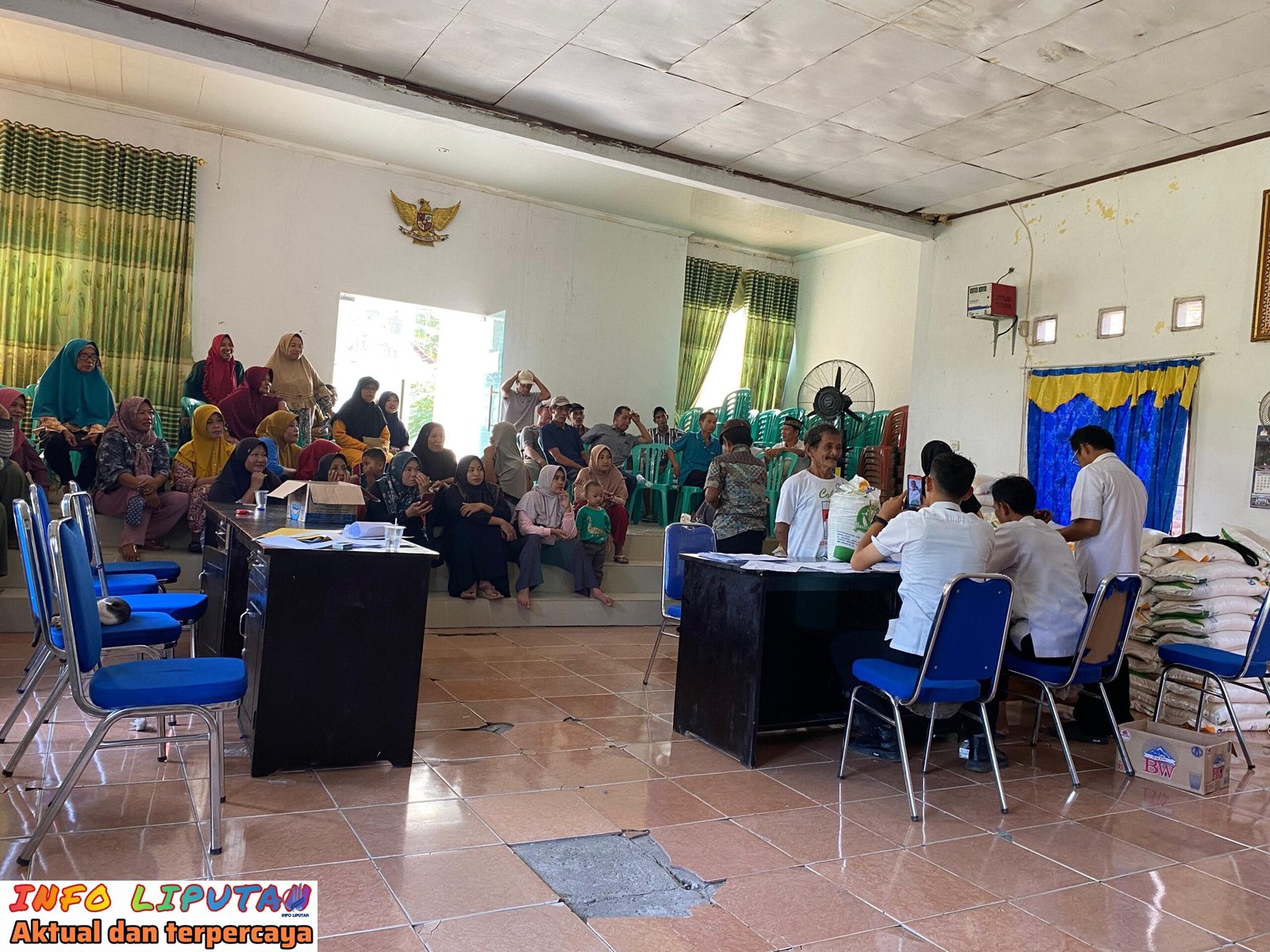 Pemerintahan Desa Serai Realisasikan Ketahanan Pangan Berupa Beras Kepada 285, KPM