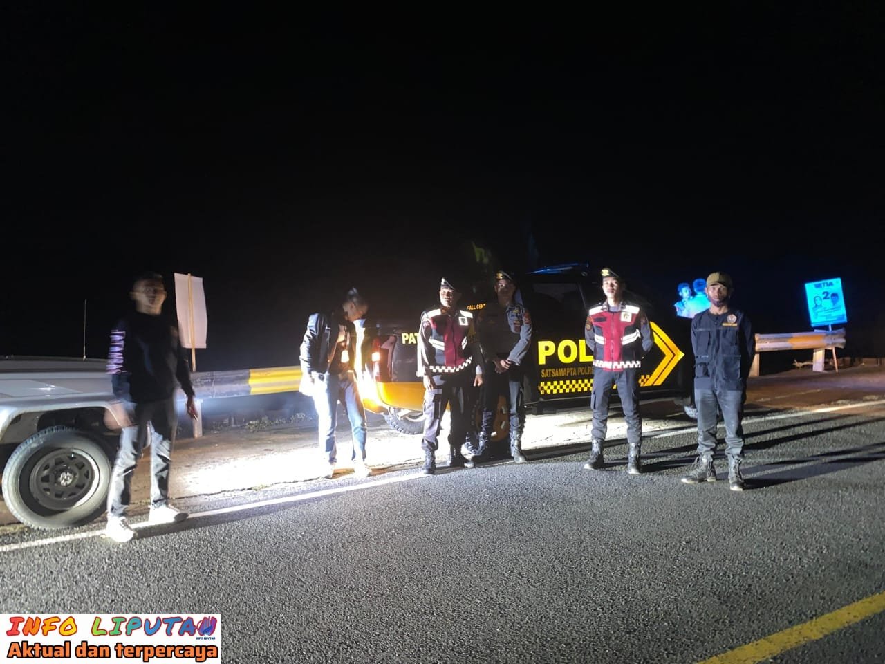 Cegah gangguan Kamtibmas malam libur, Polres Pesisir Barat lakukan patroli di malam hari
