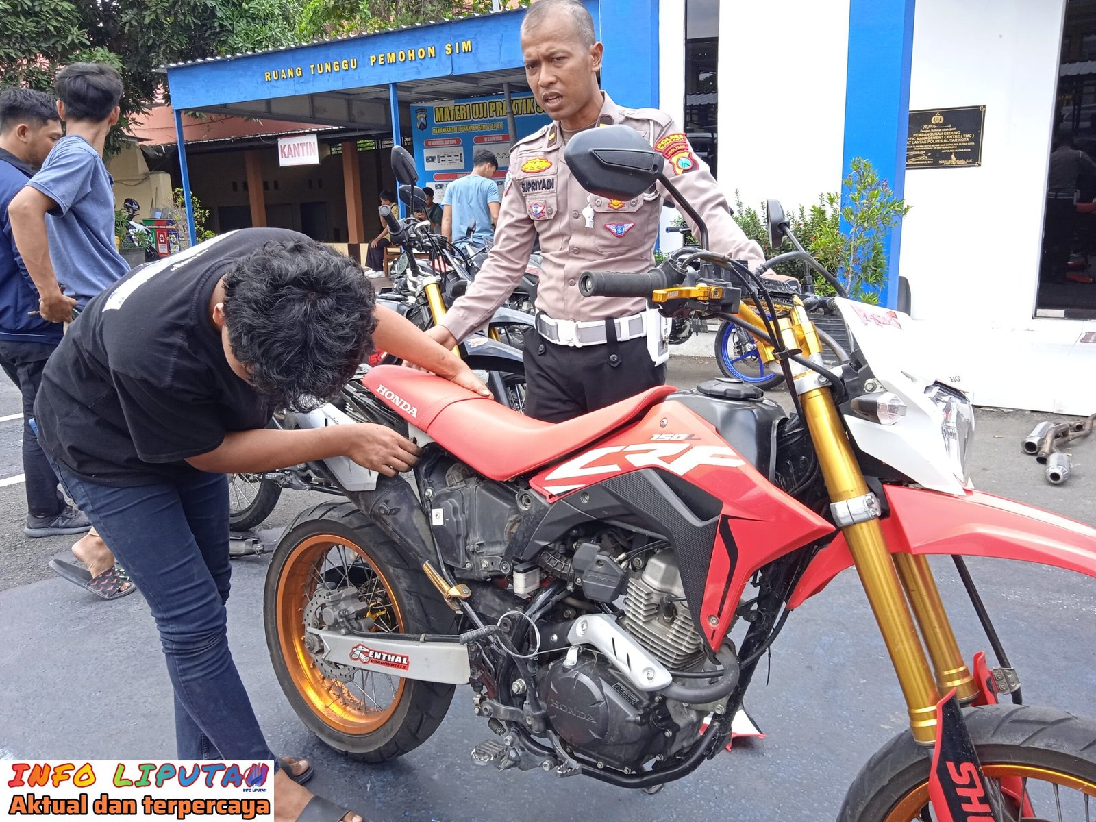 Hasil Razia Balap Liar, Satlantas Polres Blitar Kota Sita Puluhan Motor Tak Sesuai Standar