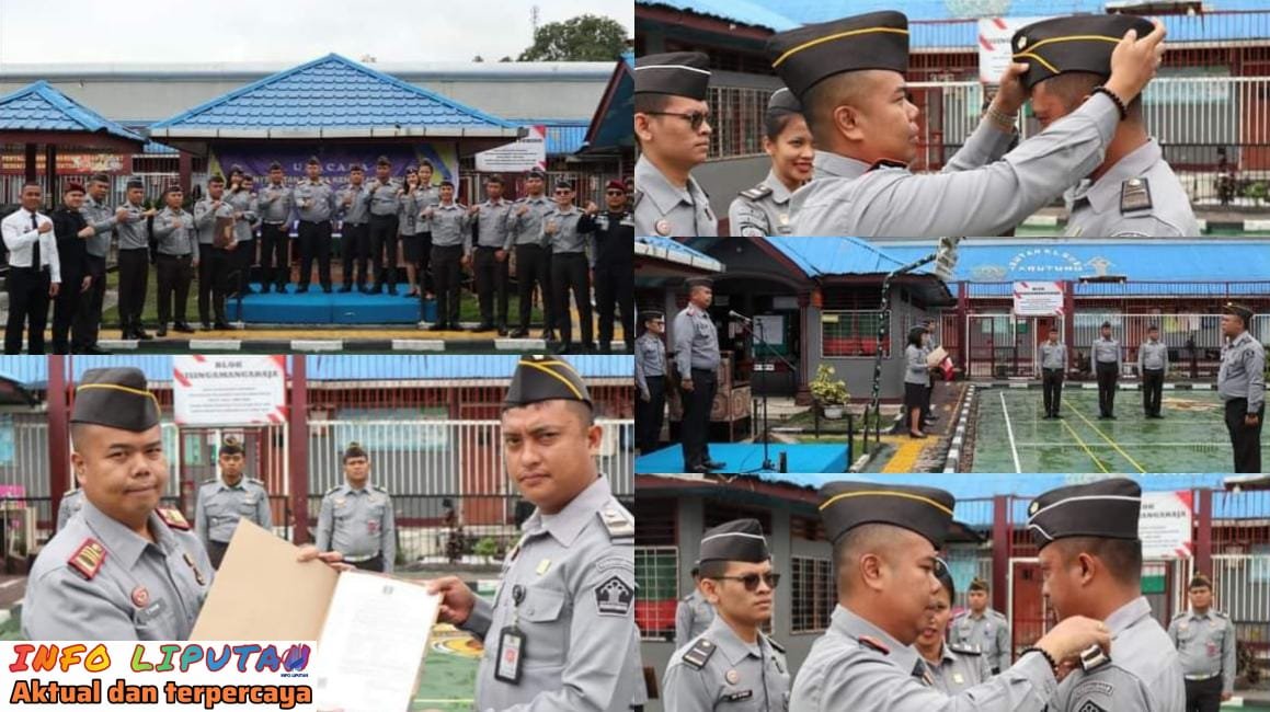 Rutan Tarutung Gelar Upacara Kenaikan Pangkat Pegawai