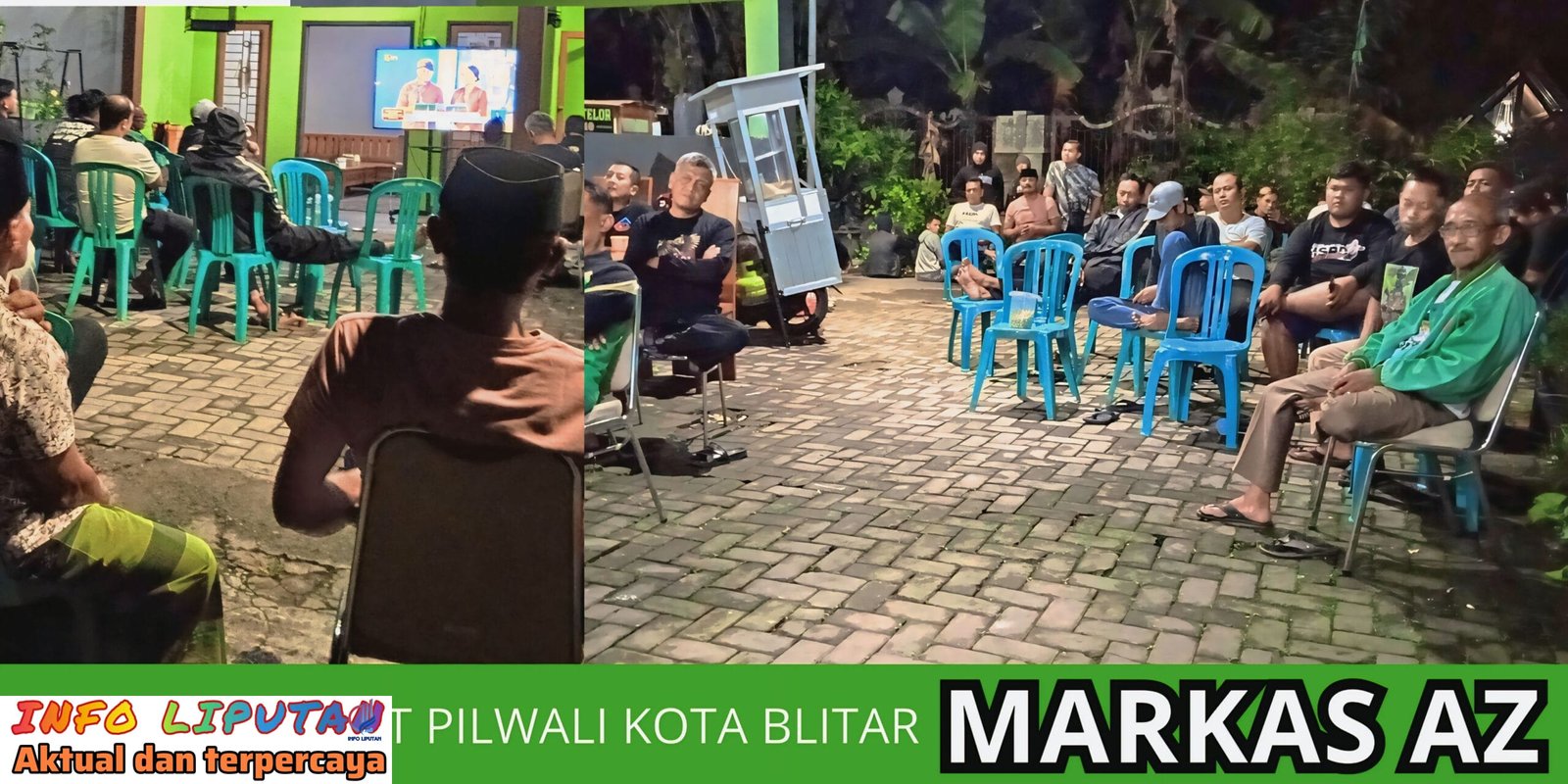 DPC PPP Kota Blitar Gelar Nobar Debat Pamungkas Pilwali 2024