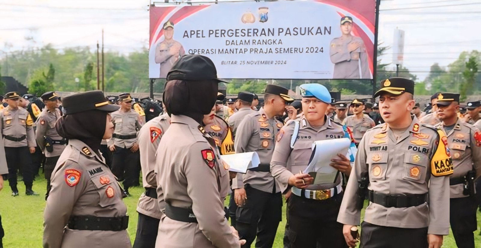 Pastikan Berjalan Lancar,Polres Blitar Terjunkan 520 Personel amankan Pilkada