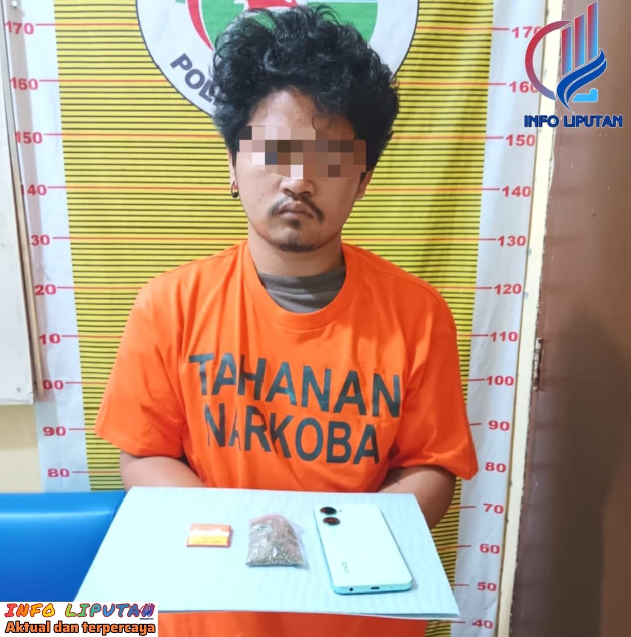 Polres Samosir Tangkap Pria Pemilik Diduga Narkotika Jenis Ganja di Warung Tuak Desa Tomok