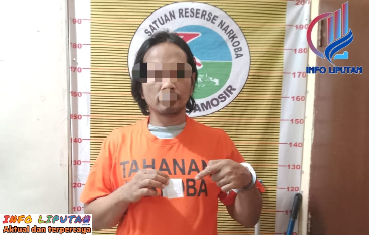 Diduga Berjualan Narkotika Jenis Sabu, Pria 39 Tahun Asal Desa Ambarita Diamankan Polres Samosir