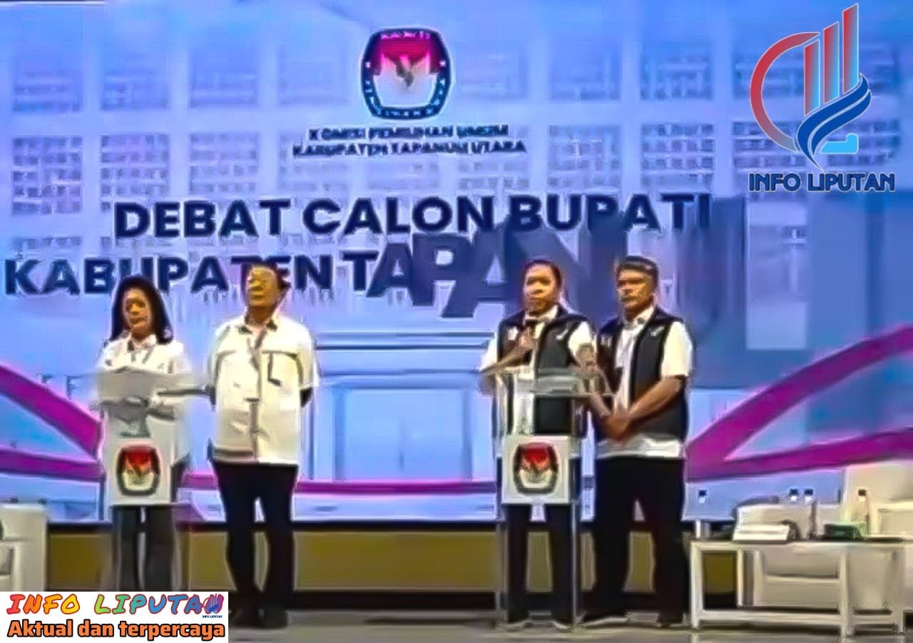 Debat Publik, Dua Paslon Bupati dan Wakil Bupati Taput Adu Gagasan dan Visi Misi JTP-DEN’S Lebih Tenang