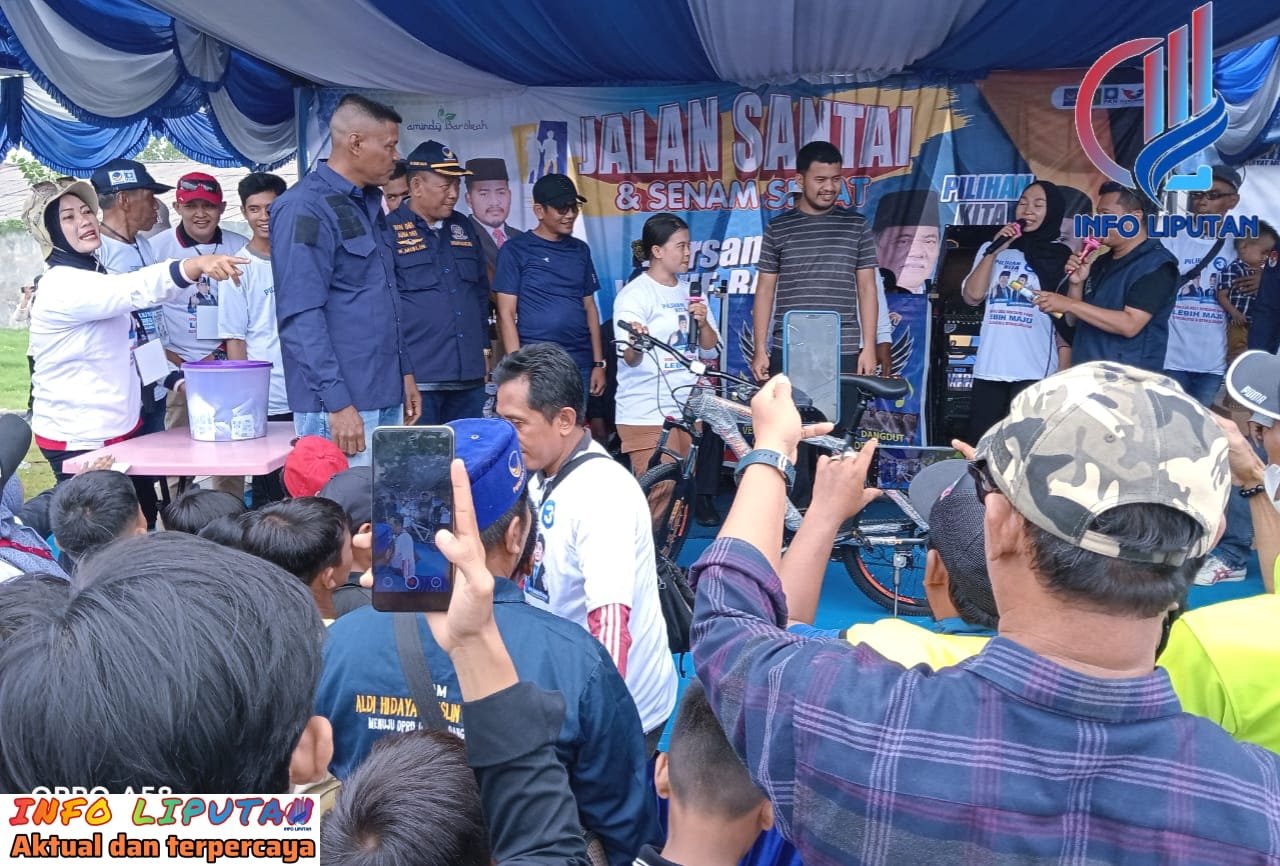 Relawan AHM Gelar Jalan Santai dan Senam Sehat di Ikuti Ribuan Massa Pendukung Paslon Yusuf – Bayu