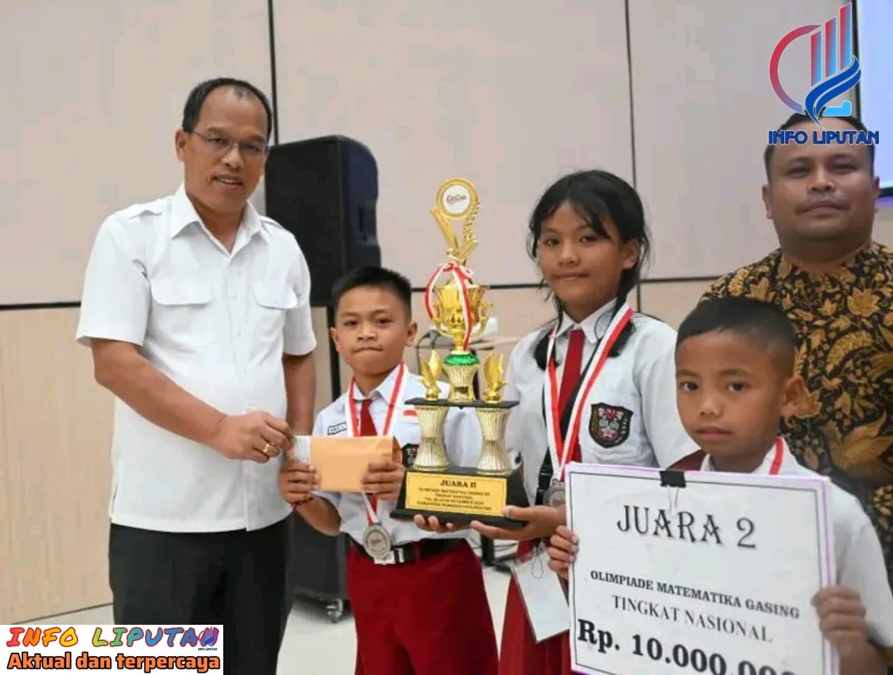 Bupati Humbahas Tutup Olimpiade Matematika Gasing Tingkat SD